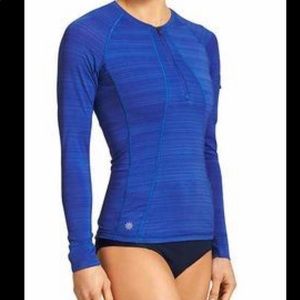 Athleta XSmall Pacifica UPF Long Sleeve Top
